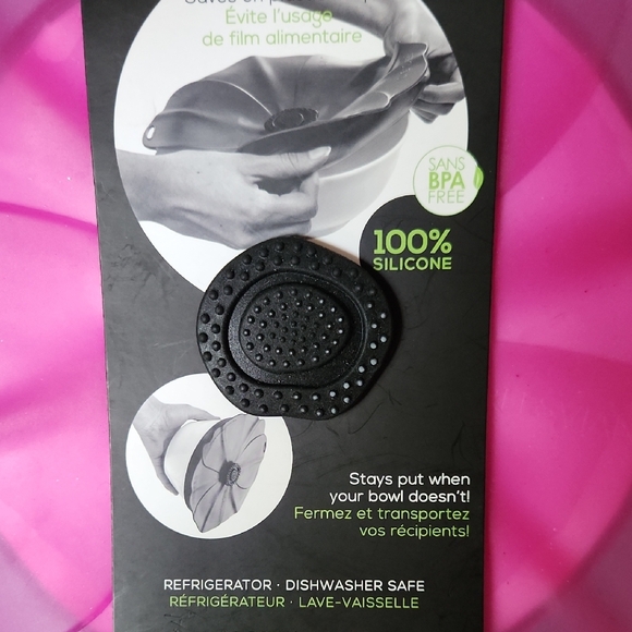 Charles Viancin Pink Poppy Spill-Proof Lid, NWT - Picture 4 of 7